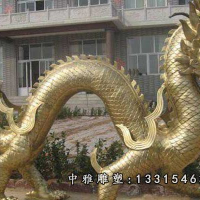 铜雕十二生肖龙