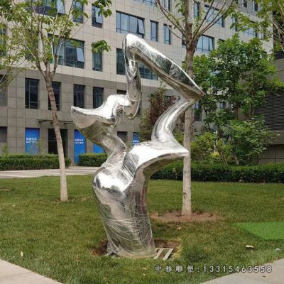 不锈钢小区装饰雕塑