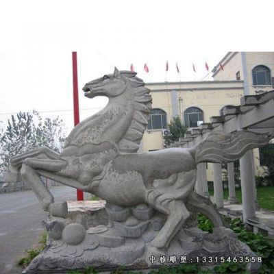 石雕广场马雕塑