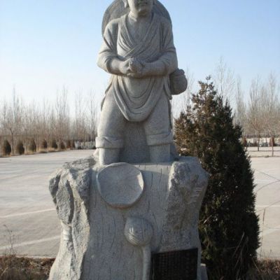 石雕广场孝道人物