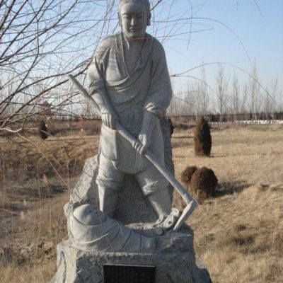 公园孝道人物石雕