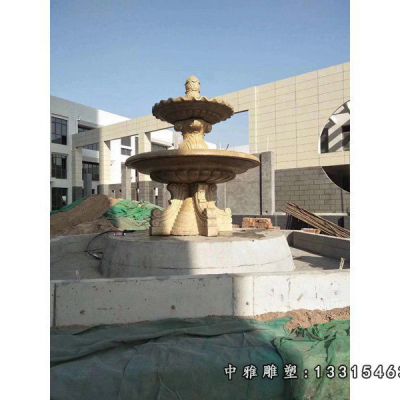 小区喷泉石雕雕塑