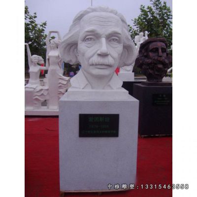 名人石雕爱因斯坦
