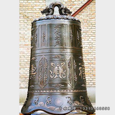 寺庙铜钟景观