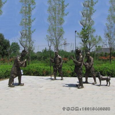 二十四孝铜雕人物雕塑