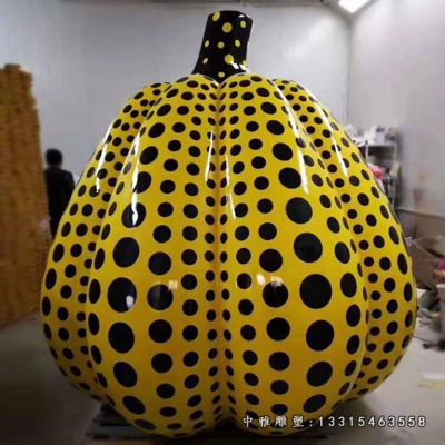 南瓜不锈钢雕塑