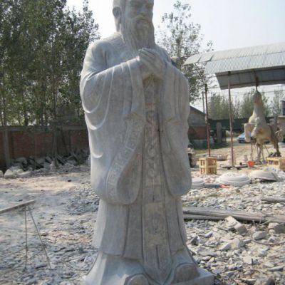 历史人物石雕孔子