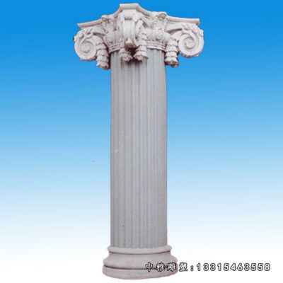石雕广场罗马柱