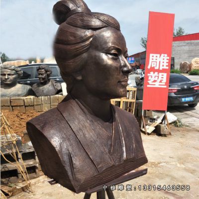 铜雕李清照雕塑