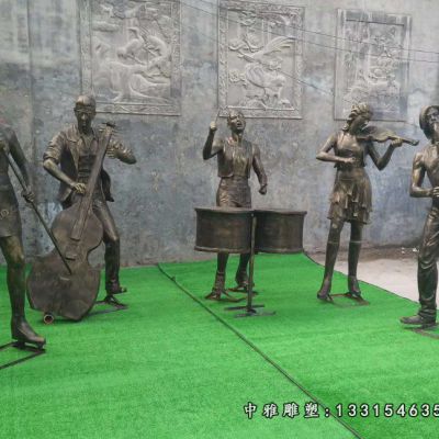 铜雕公园音乐人物