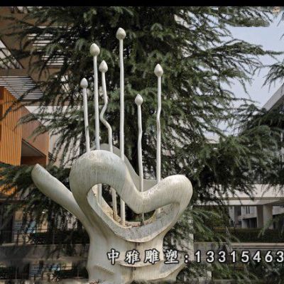 公园爱心不锈钢雕塑