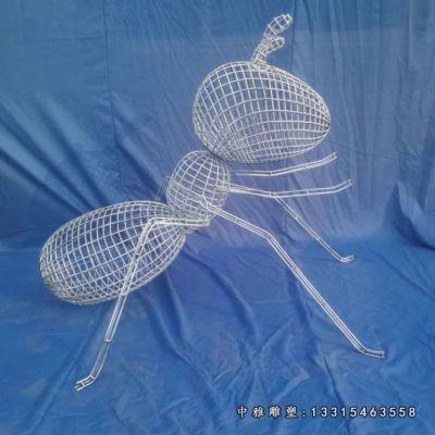 公园蚂蚁不锈钢雕塑