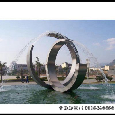 不锈钢景观喷泉雕塑