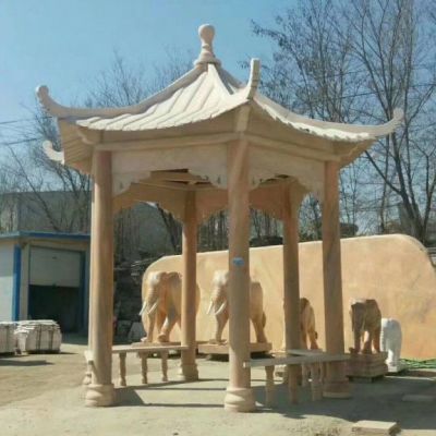 石雕景观凉亭