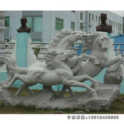 石雕动物马雕塑
