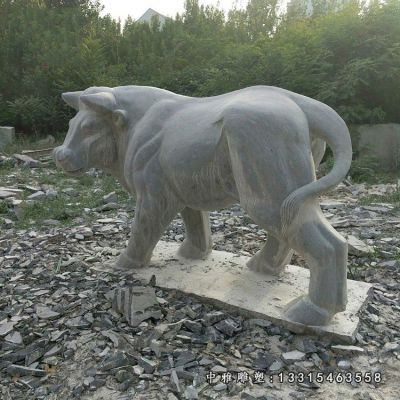 石雕开荒牛雕塑