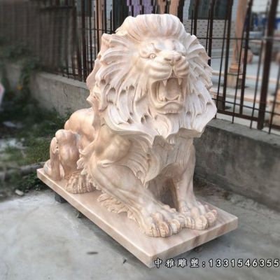 石雕欧式狮子