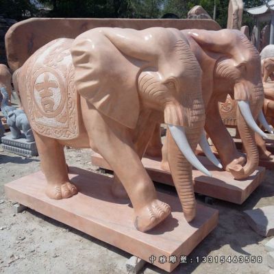 石雕动物大象