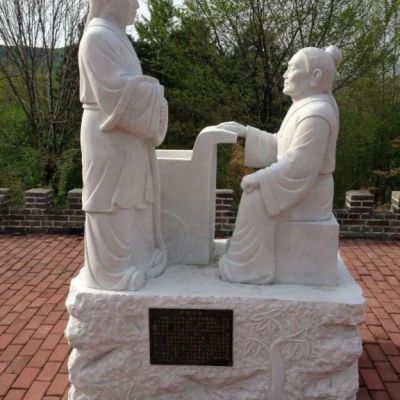 石雕广场孝道人物