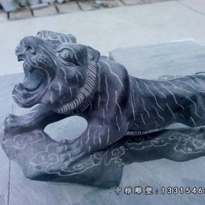 动物石雕老虎