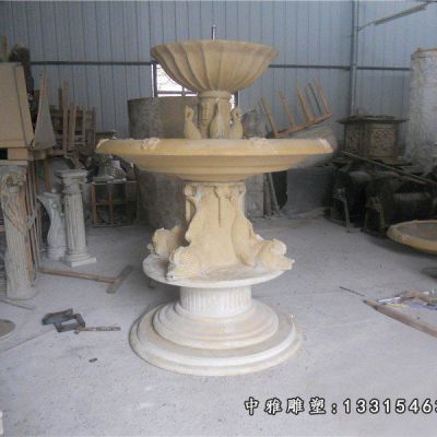 景观石雕喷泉雕塑