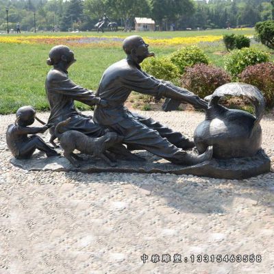 铜雕小品人物雕塑