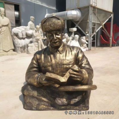 读书铜雕人物雕塑