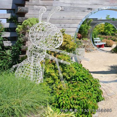 不锈钢蚂蚁动物雕塑