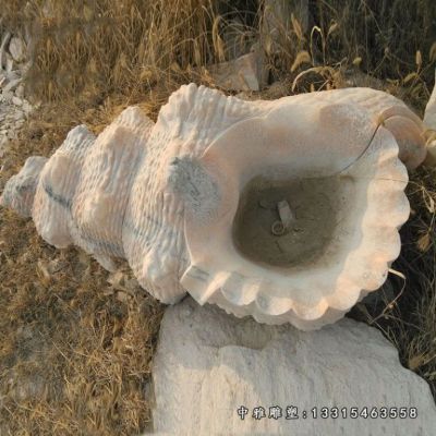 公园石雕海螺景观