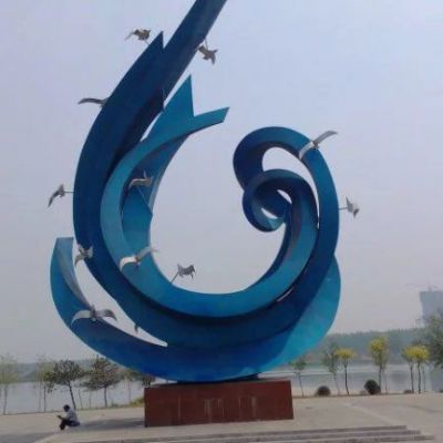 动物鸽子不锈钢雕塑