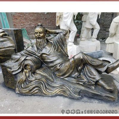 酒圣铜雕杜康