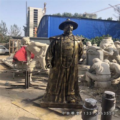 广场铜雕林则徐