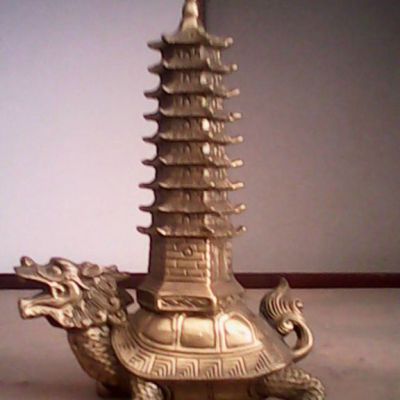 动物铜雕龙龟
