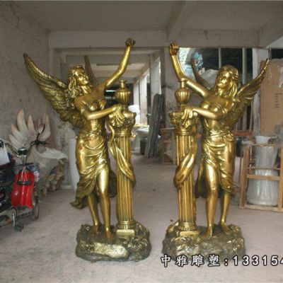 西方铜雕天使
