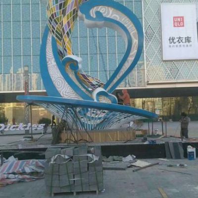 跳跃海豚不锈钢动物