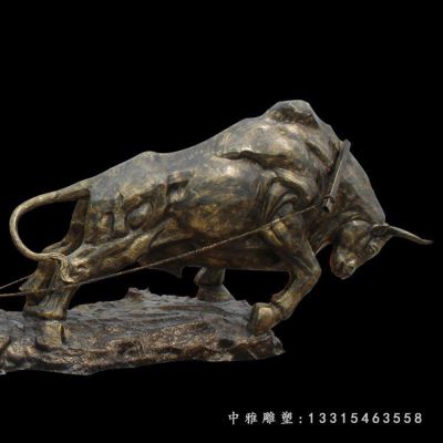 田园铜雕牛雕塑
