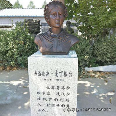 名人铜雕南丁格尔