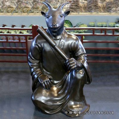 动物铜雕十二生肖