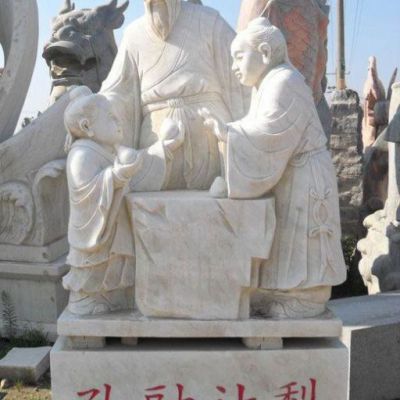 石雕孔融让梨典故