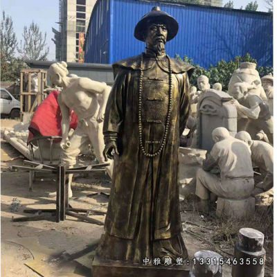 铜雕禁烟英雄林则徐