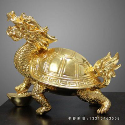 龙龟铜雕动物