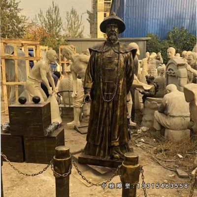 铜雕名人林则徐