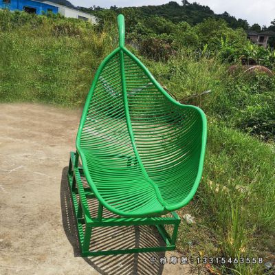 景观树叶不锈钢雕塑