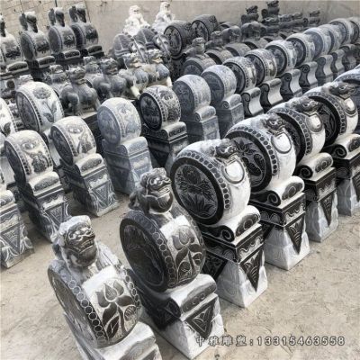 仿古抱鼓石景观石雕