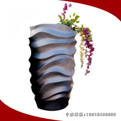 不锈钢创意花盆景观雕塑