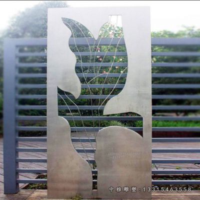 不锈钢城市抽象景观雕塑