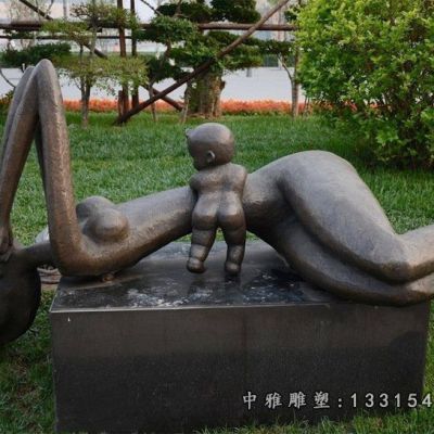 铜雕母爱公园雕塑