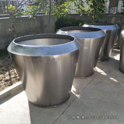 花瓶不锈钢景观雕塑