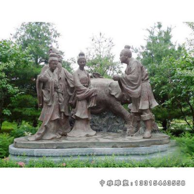 铜雕二十四孝人物雕塑