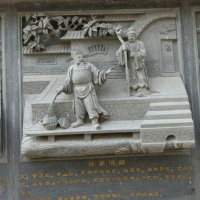 青石浮雕景观雕塑